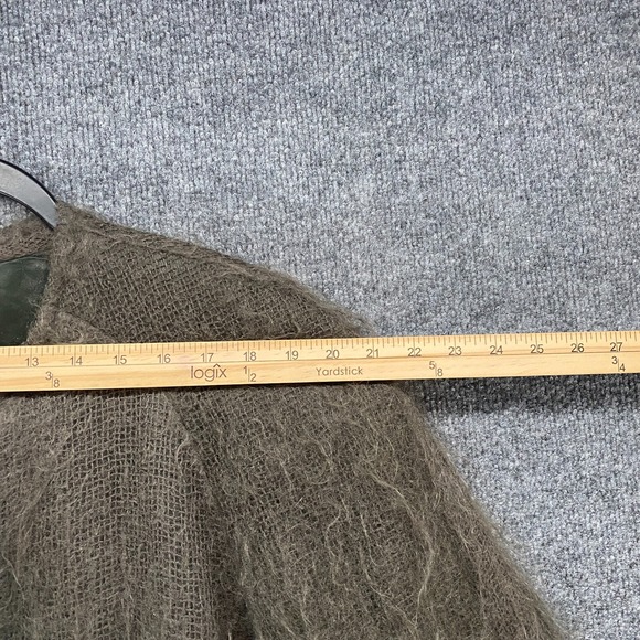 Vintage Alexon Jacket Womens M Mohair Fuzzy Open Front Old Money Quiet Luxury - Picture 8 of 11